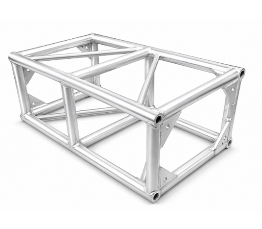 4-Chord Square Aluminum Box Truss | Bolt Plate Heavy-Duty Stage Lighting Truss for Concert, Wedding & Exhibition