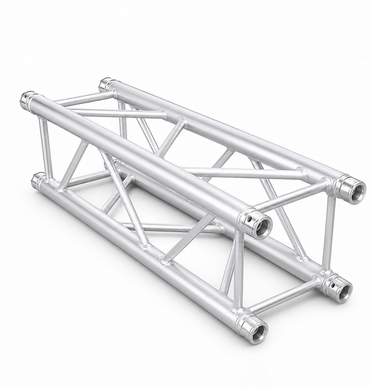 4-Chord Square Aluminum Box Truss | Spigot Quick-Connect Stage Lighting Truss for Concert, Wedding & Exhibition