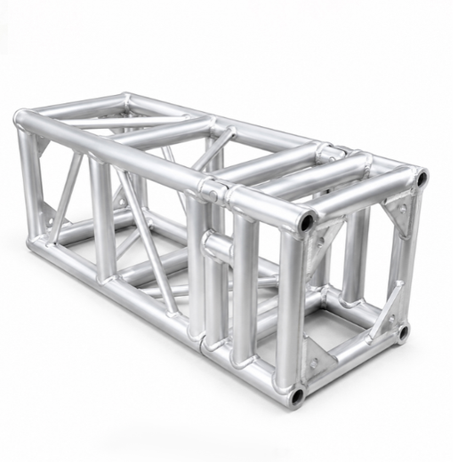 4-Chord Square Aluminum Box Truss | Premium Bolt Plate Stage Lighting Truss for Concert, Wedding & Exhibition Roof Rigging